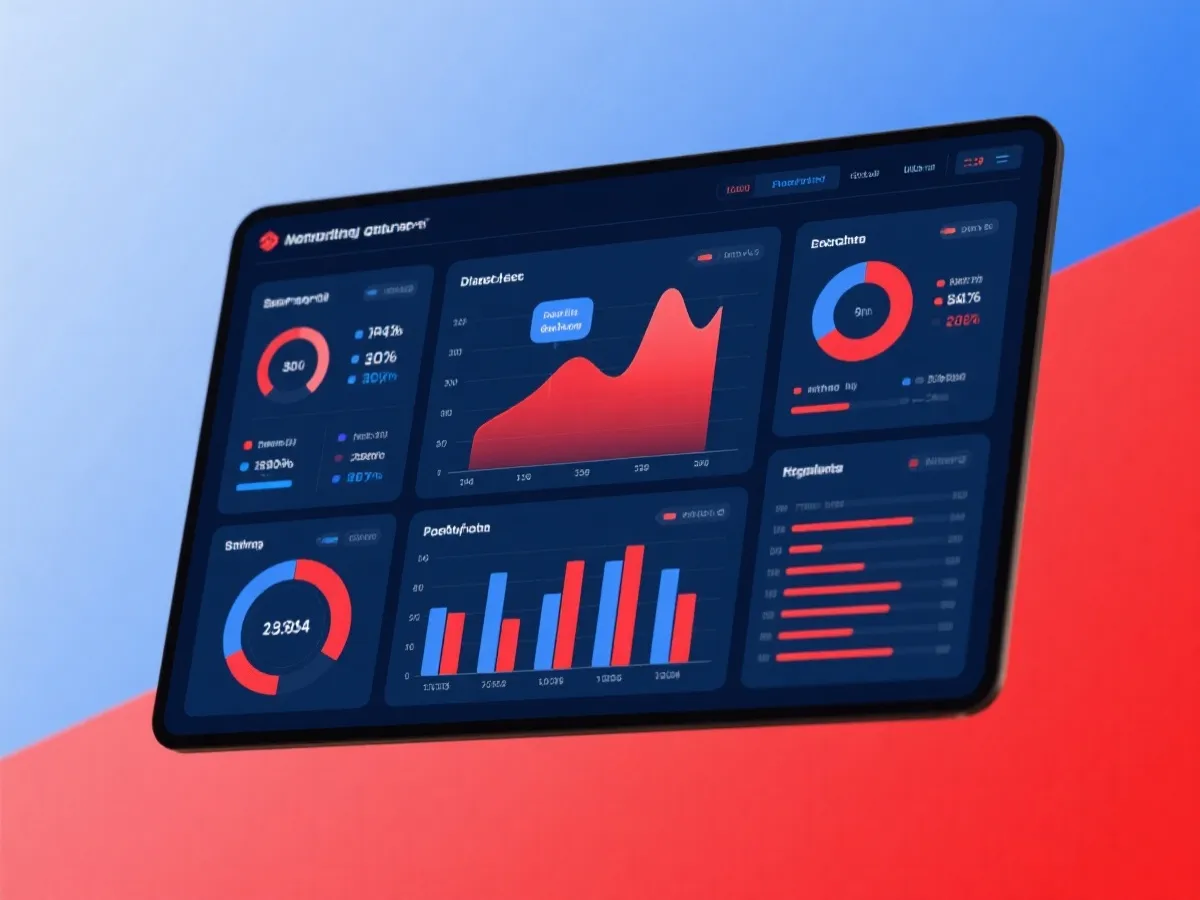 澳洲幸运8数据分析仪表盘示意图